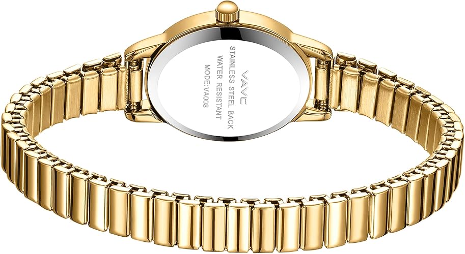 Gold Oval Watch