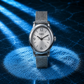 Silver Mesh Watch