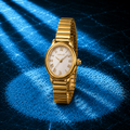 Gold Oval Watch