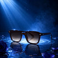 Retro Brown Square Sunglasses